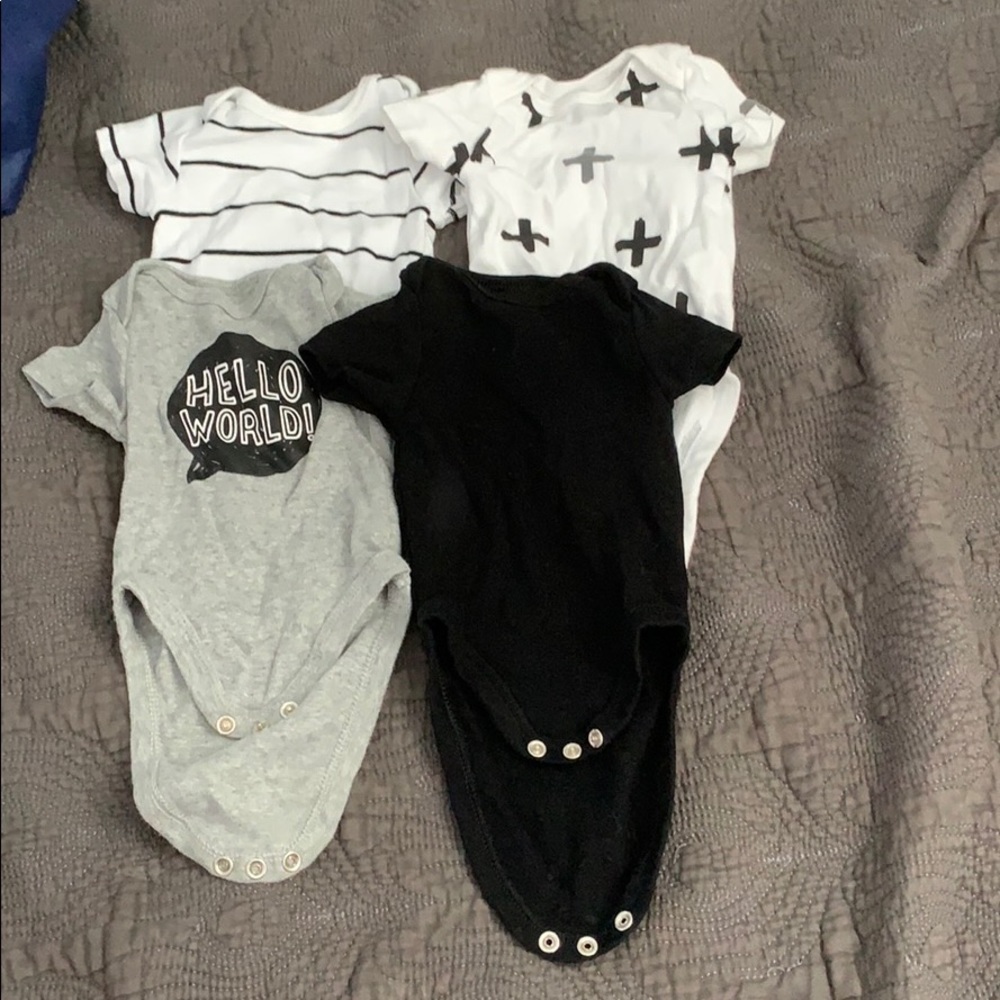 Cloud Island newborn onesies